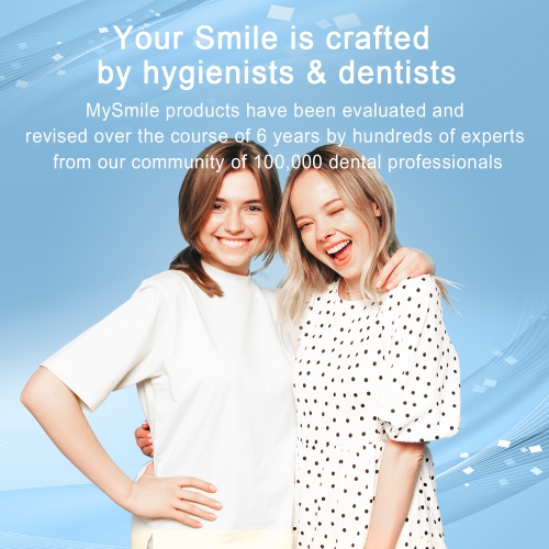 MySmile Teeth Whitening Kit with LED Light, 10 Min Non-Sensitive Fast Teeth Whitener with 3 Teeth Whitening Gel, Enamel Safe and Non-Toxic for Whiter
