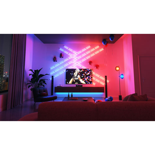 Nanoleaf Essentials Matter A19 60W Smart LED Light Bulb - 3 Pack - White & Colour