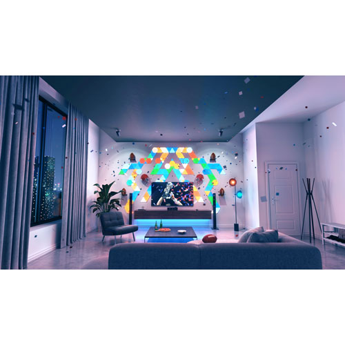 Nanoleaf Essentials Matter A19 60W Smart LED Light Bulb - 3 Pack - White & Colour