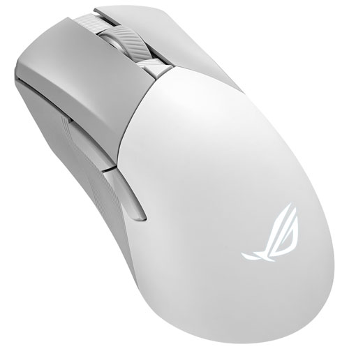 Souris de jeu optique sans fil de 36 000 ppp ROG Gladius III Wl Aimpoint d'ASUS - Blanc