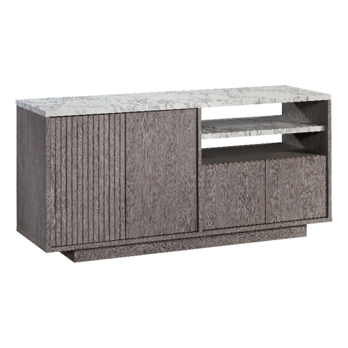 SAUDER  East Rock Engineered Wood Credenza In Ashen Oak Finish Great quality, good fit, nice color, easy installation