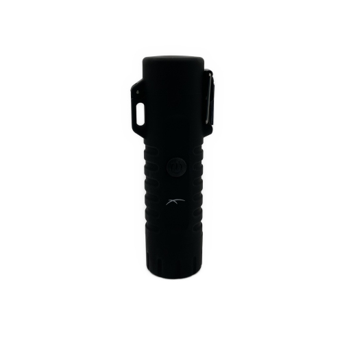 Survival USB Rechargeable Plasma Arc Lighter Waterproof LED Flashlight Electric Windproof Outdoor Camping Hiking Compact Wearable Lithium-Ion Battery