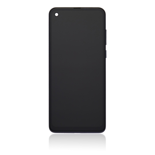 Replacement LCD Assembly With Frame For Motorola One Action (XT2013 / 2019) (Denim Blue) by ESOURCE PARTS - Refurbished condition - Image 3