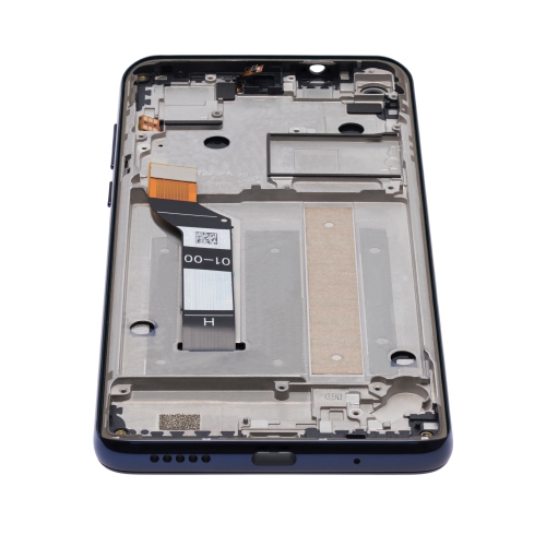 Replacement LCD Assembly With Frame For Motorola One Action (XT2013 / 2019) (Denim Blue) by ESOURCE PARTS - Refurbished condition - Image 5