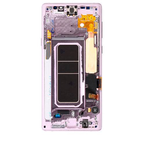 Replacement OLED Assembly With Frame Compatible For Samsung Galaxy Note 9 (Lavender Purple) by ESOURCE PARTS - Refurbished condition - Image 2