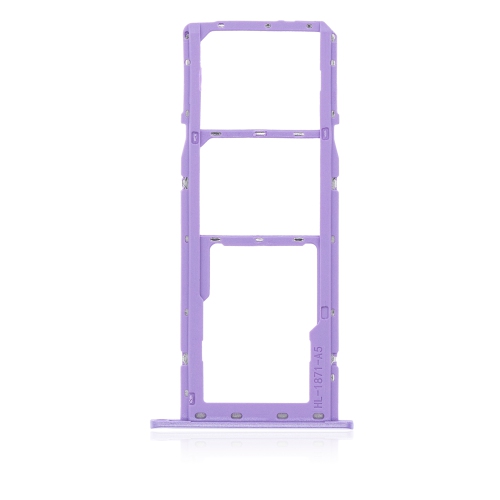 Replacement Dual Sim Card Tray Compatible For Samsung Galaxy A01 (Purple)