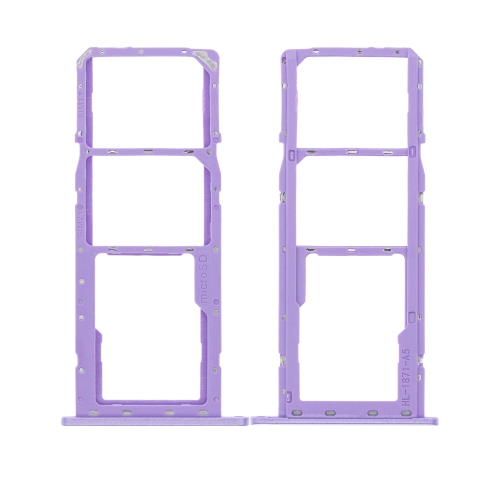 Replacement Dual Sim Card Tray Compatible For Samsung Galaxy A01 (Purple)