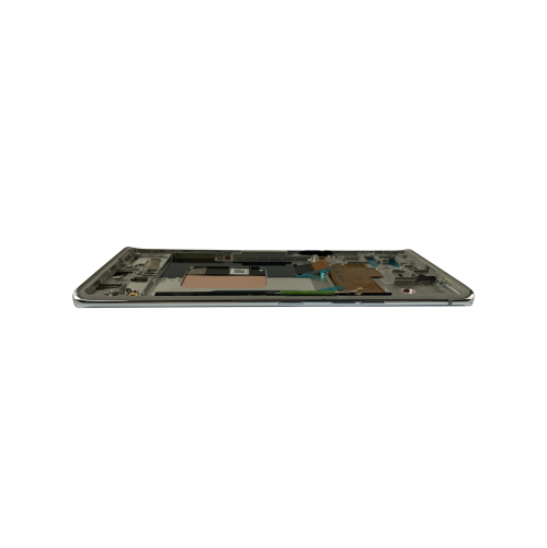 Replacement OLED Assembly With Frame Compatible For LG Velvet 5G (Verizon 5G UW Frame Only) (Silver) by ESOURCE PARTS - Refurbished condition - Image 3