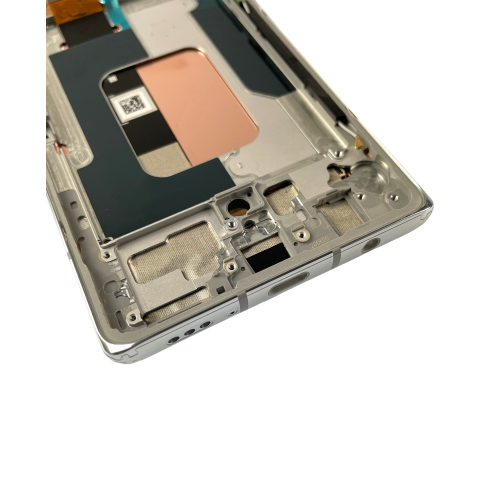Replacement OLED Assembly With Frame Compatible For LG Velvet 5G (Verizon 5G UW Frame Only) (Silver) by ESOURCE PARTS - Refurbished condition - Image 4