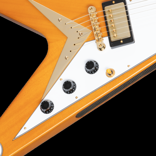 Epiphone Korina Flying V w/White Pickguard & Case