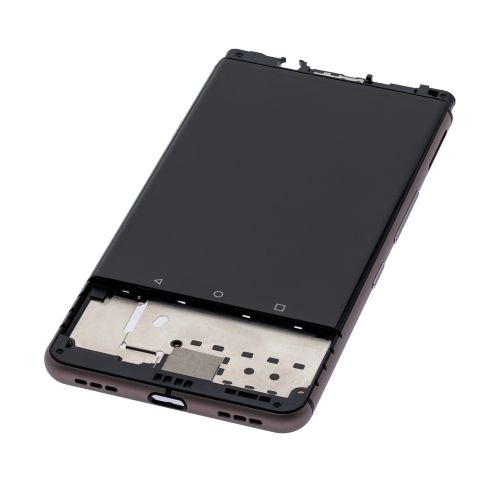 Refurbished - Replacement LCD Assembly With Frame Compatible For Blackberry KEYone (Bronze)