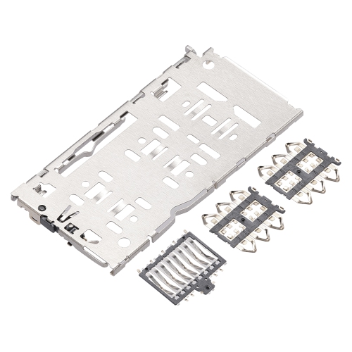 Replacement Sim Card Reader Compatible For Huawei Y5 / Y6 / Y7 / Y8 / Y9 (4 Piece Set)