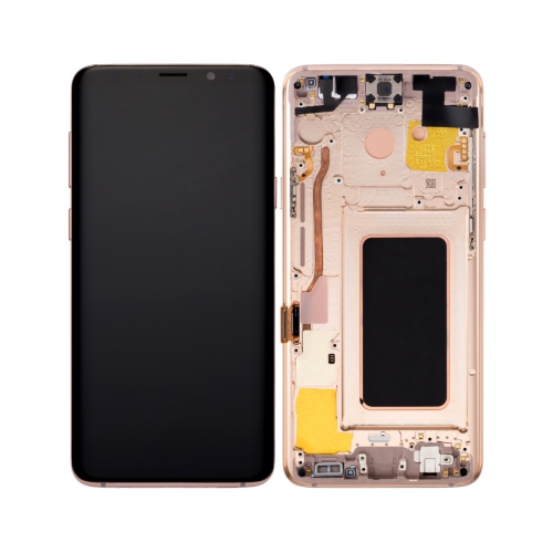 Replacement OLED Assembly With Frame Compatible For Samsung Galaxy S9 Plus (Sunrise Gold) by ESOURCE PARTS - Refurbished condition - CA$208.10
