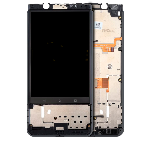 Refurbished - Replacement LCD Assembly With Frame Compatible For BlackBerry KEYone (Black)