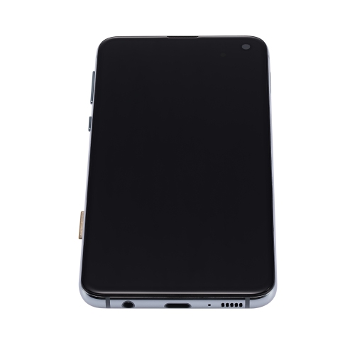 Replacement OLED Assembly With Frame Compatible For Samsung Galaxy S10E (Prism Green) by ESOURCE PARTS - Refurbished condition - Image 4