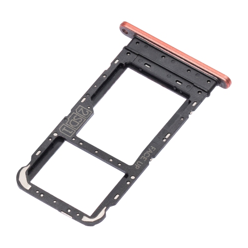 Replacement Dual Sim Card Tray Compatible For Motorola Moto E7 (Red)