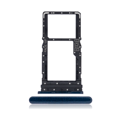 ESOURCE PARTS  Replacement Dual Sim Card Tray Compatible for Motorola Moto G8 Power (Xt2041-1 / Xt2041-3 / 2020) (Capri Blue)