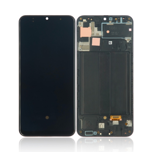 Replacement OLED Assembly With Frame Compatible For Samsung Galaxy A50s (A507 / 2019) (All Colors) by ESOURCE PARTS - Refurbished condition - CA$125.40