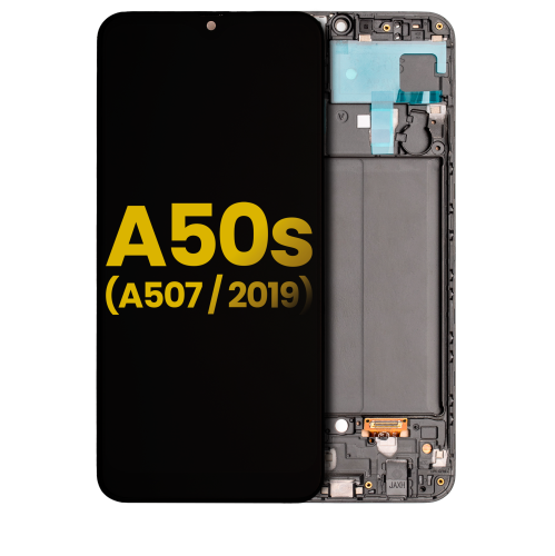 Replacement OLED Assembly With Frame Compatible For Samsung Galaxy A50s (A507 / 2019) (All Colors) by ESOURCE PARTS - Refurbished condition - Image 2