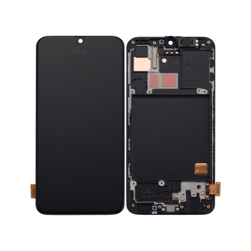 Replacement OLED Assembly With Frame Compatible For Samsung Galaxy A40 (A405 / 2019) (All Colors) by ESOURCE PARTS - Refurbished condition - CA$169.16