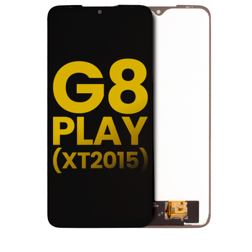 Replacement LCD Assembly Without Frame Compatible For Motorola Moto G8 Play (XT2015 / 2019) (Black) by ESOURCE PARTS - Refurbished condition - Image 2
