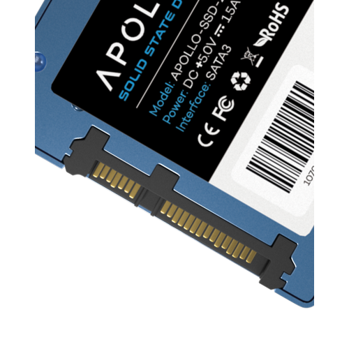 Replacement APOLLO High Performance 2.5" SSD 3D TLC Nand 512GB