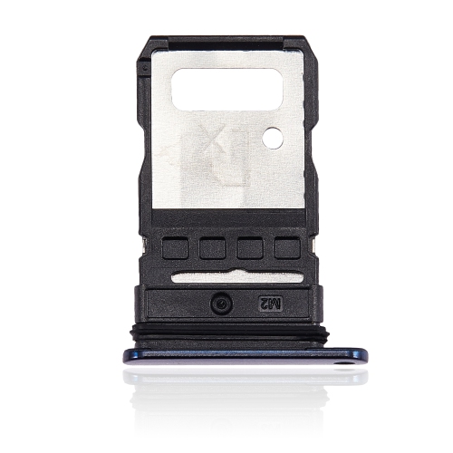 Replacement Single Sim Card Tray Compatible For Motorola Edge 5G (Nebula Blue)