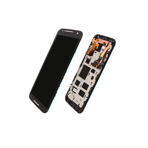 Replacement LCD Assembly With Frame Compatible For Motorola Moto X2 (XT1096 / 2014) (Black) by ESOURCE PARTS - Refurbished condition - Image 4