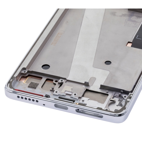 Refurbished - Replacement LCD Assembly With Frame Compatible For Motorola Edge 20 (XT2143 / 2021) (Frosted White)