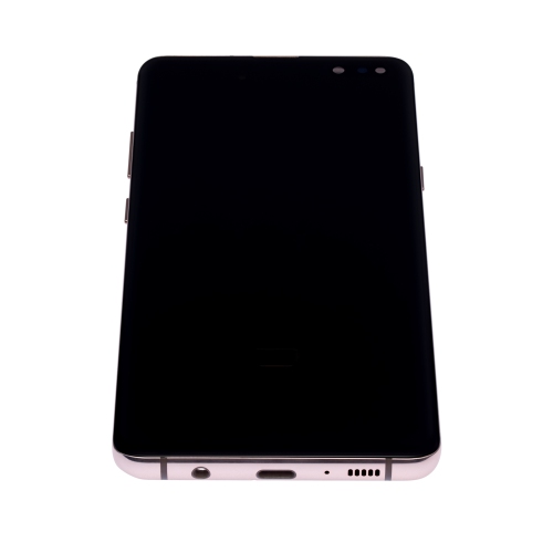 OLED Assembly With Frame Compatible For Samsung Galaxy S10 5G (Royal Gold) by ESOURCE PARTS - Refurbished condition - Image 3