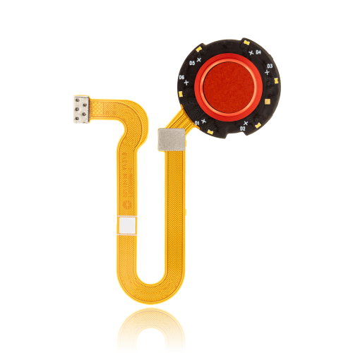 ESOURCE PARTS  Replacement Fingerprint Reader With Flex Cable Compatible for Motorola One Hyper (Xt2027 / 2020) (Dark Amber)