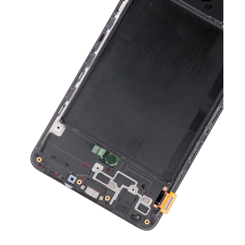 Replacement OLED Assembly With Frame Compatible For Samsung Galaxy A716V (A716V / 2020) (Verizon 5G UW Frame Only) (Prism Crush Black) by ESOURCE PARTS - Refurbished condition - Image 3
