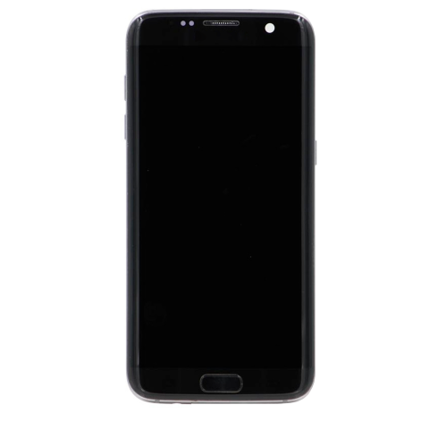 Replacement OLED Assembly With Frame Compatible For Samsung Galaxy S7 Edge (G935F) (International Version) (Black Onyx) by ESOURCE PARTS - Refurbished condition - Image 2