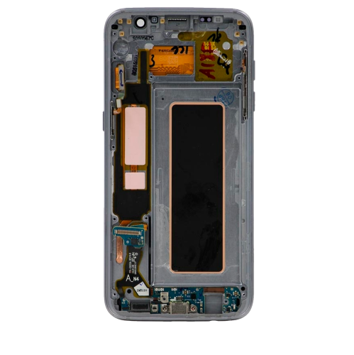 Replacement OLED Assembly With Frame Compatible For Samsung Galaxy S7 Edge (G935F) (International Version) (Black Onyx) by ESOURCE PARTS - Refurbished condition - Image 4