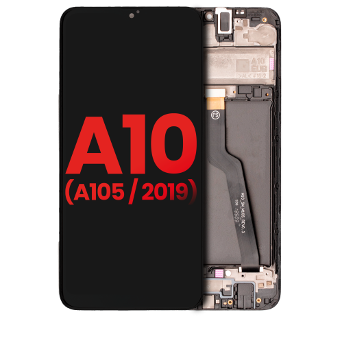 Replacement LCD Assembly With Frame Compatible For Samsung Galaxy A10 (Dual Card Version) (Aftermarket Plus: Incell) (All Colors)