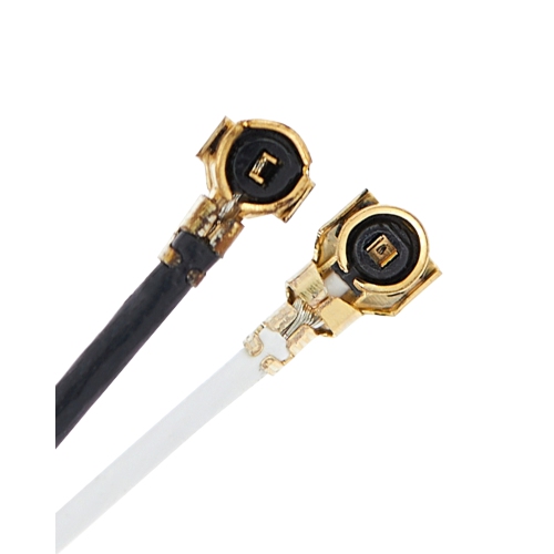 Replacement Antenna Cable Compatible For Motorola Moto G Power (2 Piece Set) (Black: 11.1cm, White: 10.4cm)