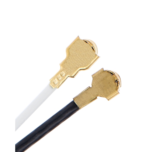 Replacement Antenna Cable Compatible For Motorola Moto G Power (2 Piece Set) (Black: 11.1cm, White: 10.4cm)