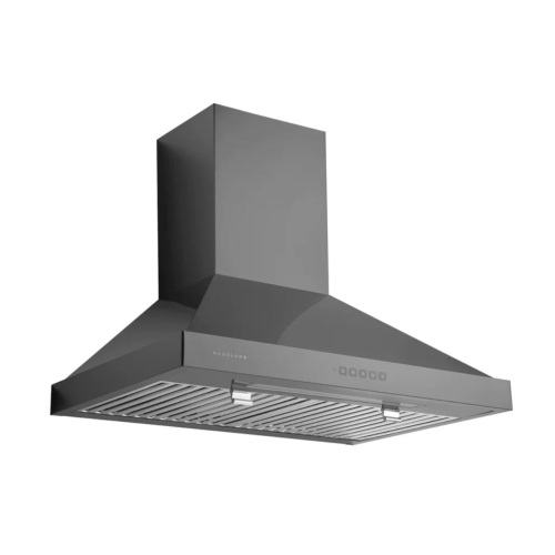 Hauslane 30" Wall Mounted Black Stainless Steel Range Hood