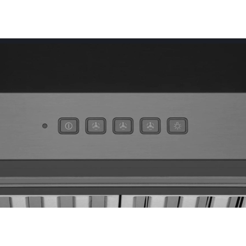 Hauslane 30" Wall Mounted Black Stainless Steel Range Hood