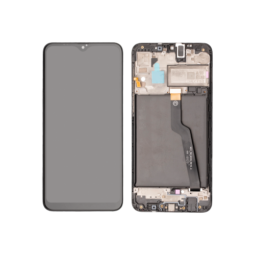Replacement LCD Assembly With Frame Compatible For Samsung Galaxy A10 (A105 / 2019) (International Dual Sim Version) (Black) by ESOURCE PARTS - Refurbished condition - CA$57.50