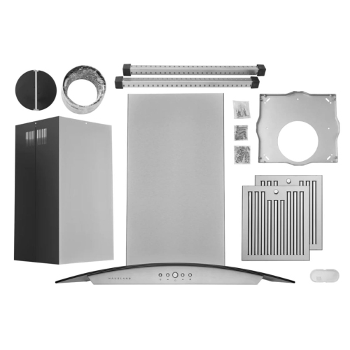 Hauslane 30" Chef Convertible Island Range Hood