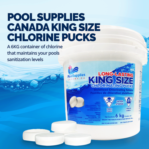 King Size Chlorine Pucks Stabilized by Pool Supplies Canada