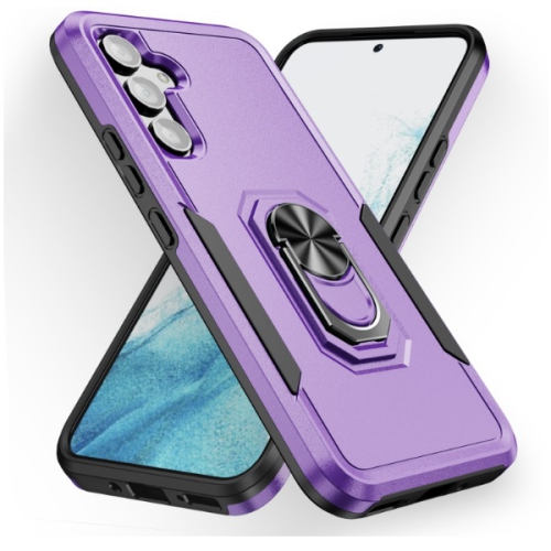 TopSave Dual Layer Shockproof Magnetic Kickstand Cell Phone Cover Protective with Rugged Ring Holder Heavy Duty Case For Samsung Galaxy A14 6.6" 5G,