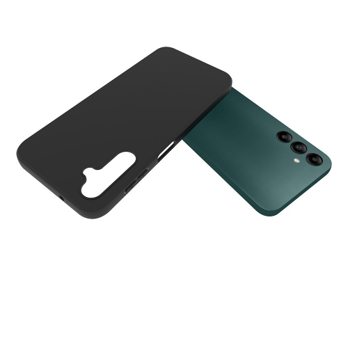 TopSave Slim, Matte Black Thin Soft Jelly Gel TPU Cases For Samsung Galaxy A14 6.6" 5G