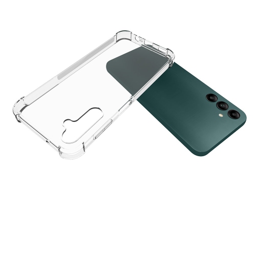 TopSave Extra Corner Bumper Soft Jelly Gel TPU Case For Samsung Galaxy A14 6.6" 5G, Clear