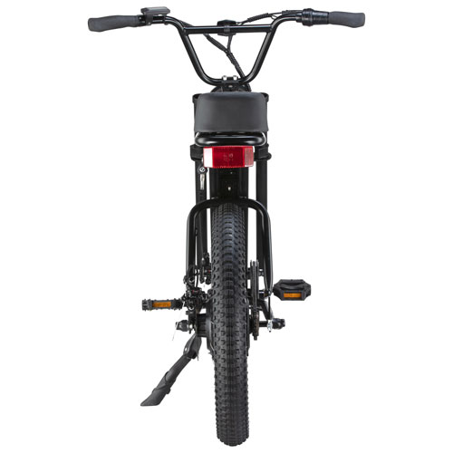 SWFT Zip X 500W Electric Fat Tire Bike with up to 59.5km Battery Life - Black - Only at Best Buy