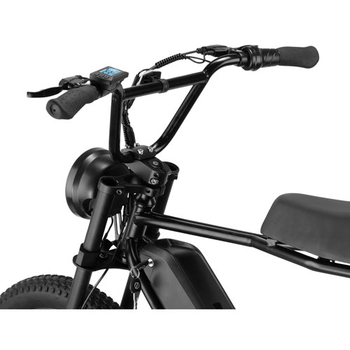 SWFT Zip X 500W Electric Fat Tire Bike with up to 59.5km Battery Life - Black - Only at Best Buy