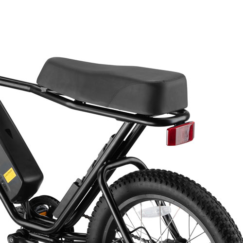 SWFT Zip X 500W Electric Fat Tire Bike with up to 59.5km Battery Life - Black - Only at Best Buy