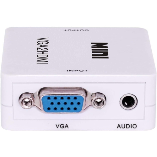 ISTAR VGA to HDMI Adapter Converter with Audio 1080P,, HDMI Video Adapter for Laptop, Computer, Projector