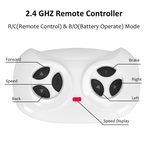 Gymax Electric 12V Kids Ride-on Car Truck Parent Control with 2.4 GHZ Remote Control